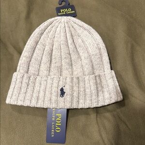 Polo by Ralph Lauren Tan Knit Beanie